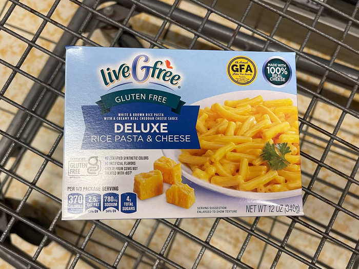 The liveGfree macaroni and cheese is a family favorite.