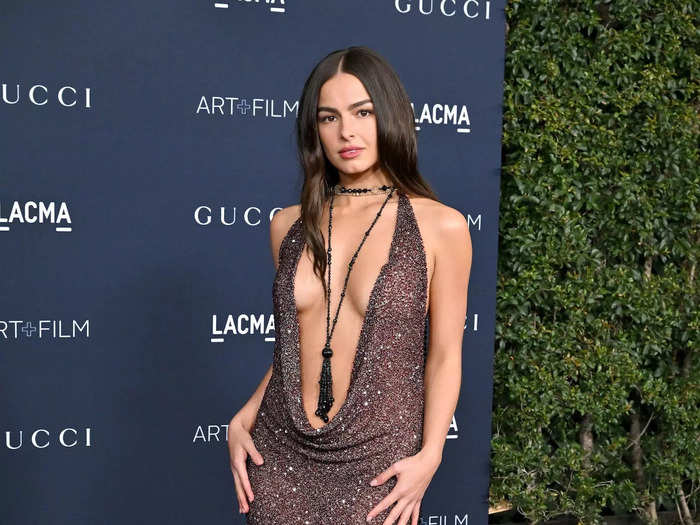 Rae took her affinity for deep necklines to another level at the 2022 LACMA Art + Film Gala.