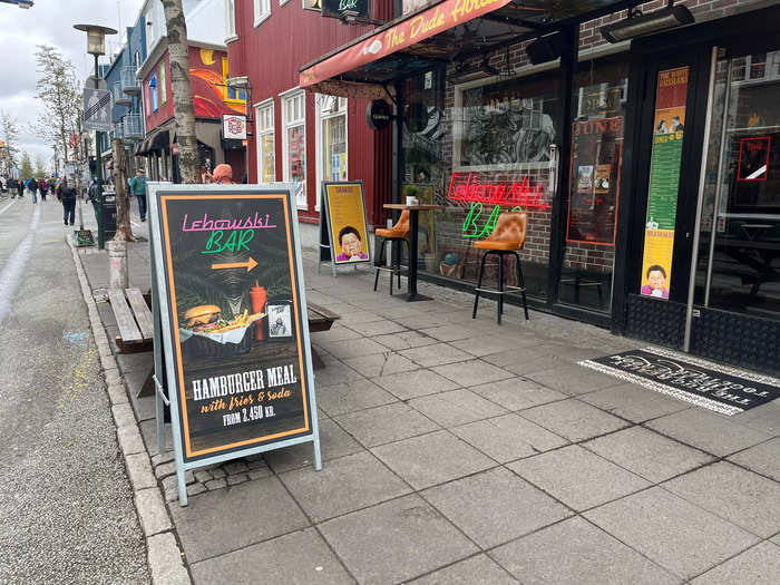 Lebowski Bar is located on Laugavegur, the main shopping street in downtown Reykjavík.