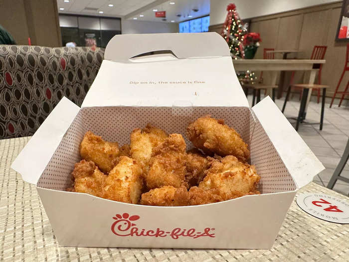 I was appalled at the tiny Chick-fil-A nuggets. Why are they so small?