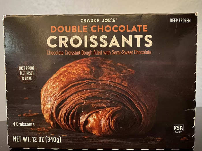 I had to proof the double-chocolate croissants before I could bake them.