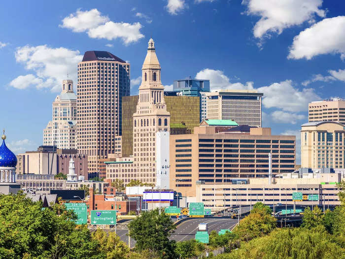 11. Hartford-East Hartford-Middletown, Connecticut 