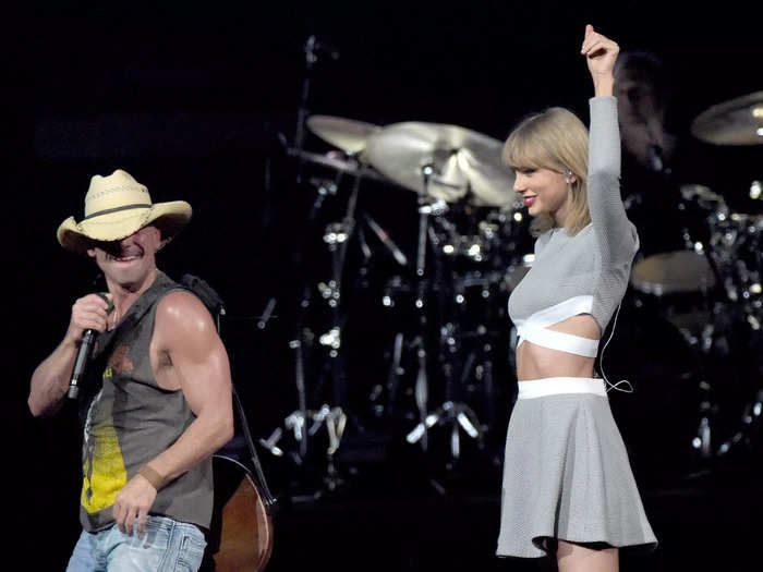 Swift returned the favor during Chesney