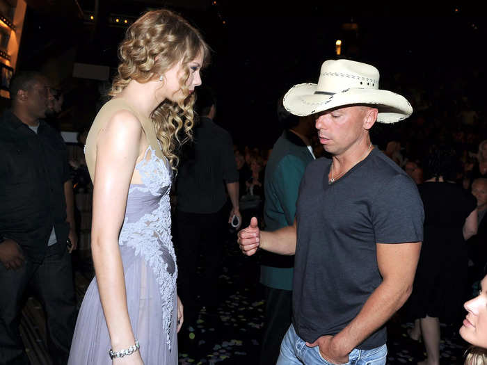 Chesney met Swift when she was an unsigned teenager.