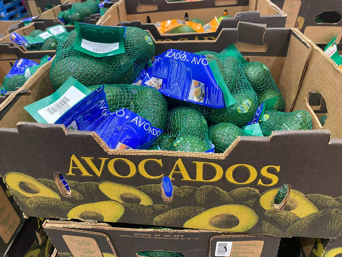 Costco sells large, high-quality avocados.