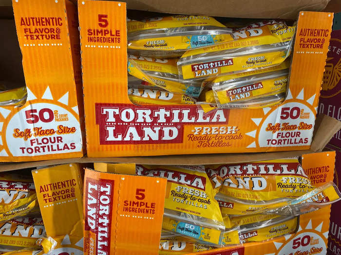 The Tortillaland flour tortillas are too good to pass up.