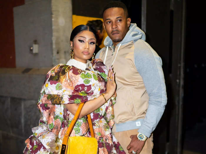 December 2018: Minaj went public with her then-boyfriend, Kenneth Petty, who