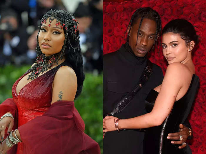 August 2018: Minaj lashed out at Travis Scott, Kylie Jenner, and their infant daughter.