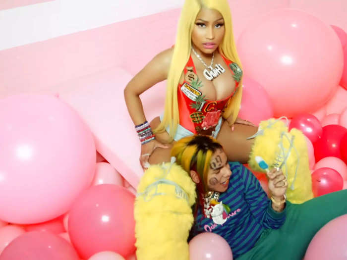 July 2018: Minaj faced backlash for teaming up with Tekashi 6ix9ine, a rapper accused of pedophilia and domestic violence.