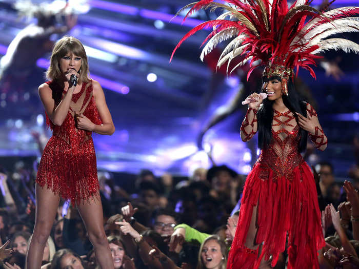 July 2015: Minaj and Taylor Swift had a brief dispute that quickly dissolved.