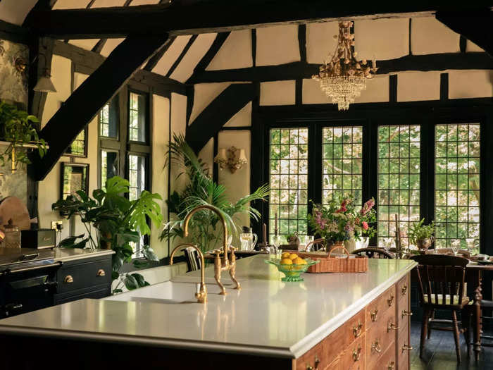 The kitchen was once a dining room and required a lot of work.