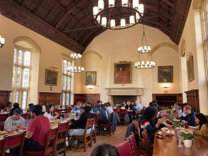 At 1 p.m., I grabbed brunch with friends at Branford, one of Yale’s 14 residential colleges.