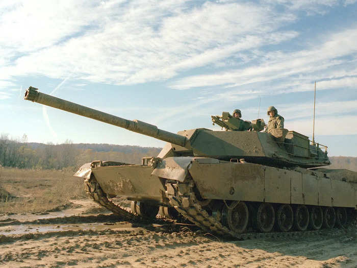 Abrams tanks