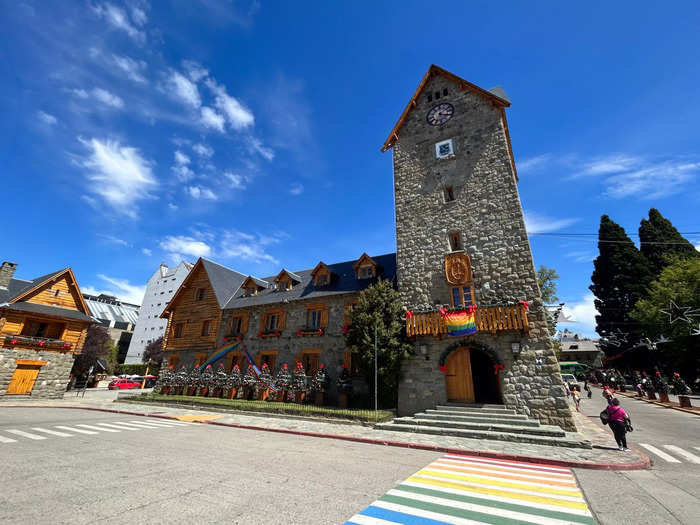 Walking through Bariloche