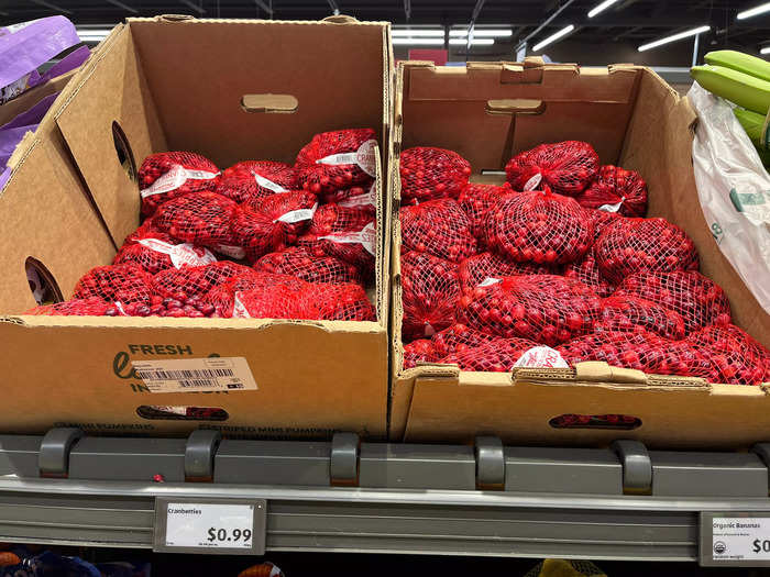 I always stock up on fresh cranberries in the winter. 