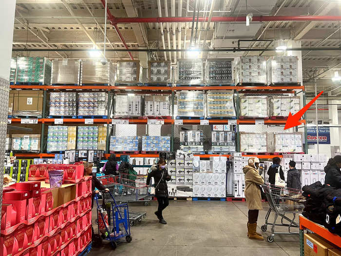 As soon as we entered Costco, David and Susan pointed to a special aisle of promotional items known by insiders as "The Fence." 