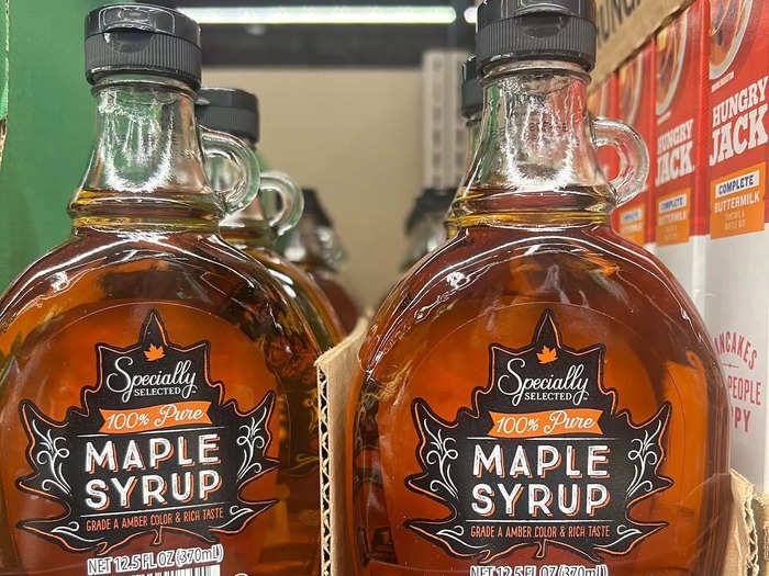 Specially Selected pure maple syrup is a nostalgic buy for me.