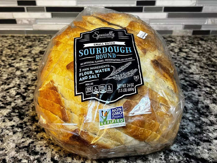 The Specially Selected sourdough round has a great flavor.