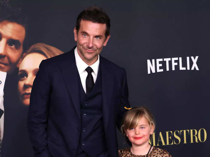 "Maestro" star, writer, and director Bradley Cooper attended the premiere with his 6-year-old daughter, Lea De Seine.