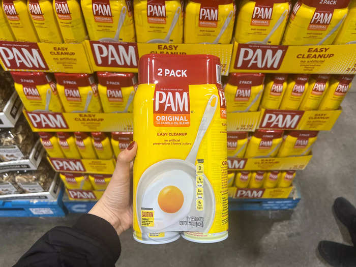 They buy all of their Pam at Costco because it