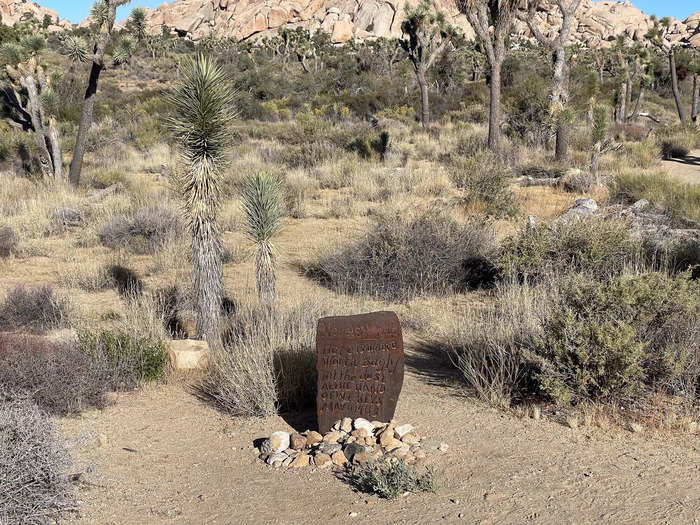 The stone marks the spot where Worth Bagley was killed by Keys.