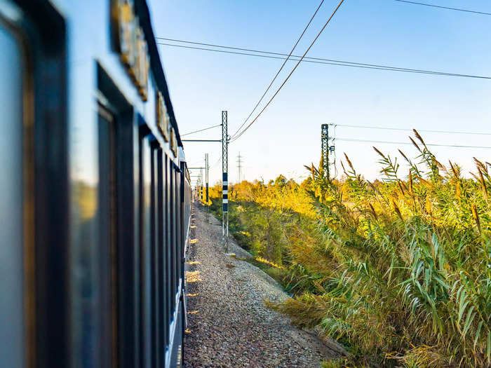 Throughout the trip, looking out the window felt as entertaining as watching TV — without the headache.