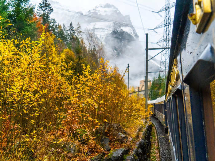 Onboard the Venice Simplon-Orient-Express, the dramatic views are nonstop.