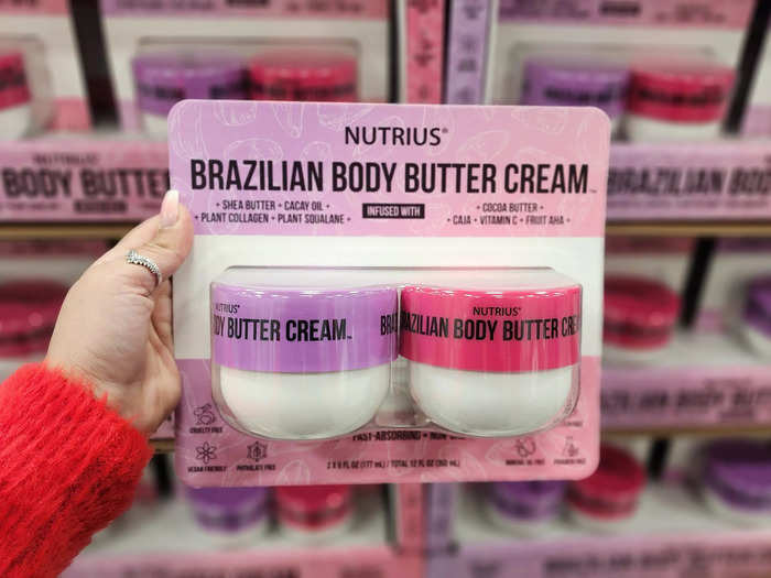 I love to use the Nutrius Brazilian body butter creams when my skin is dry.