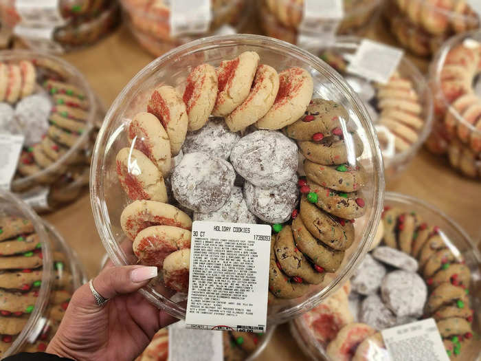 Holiday cookies from Costco