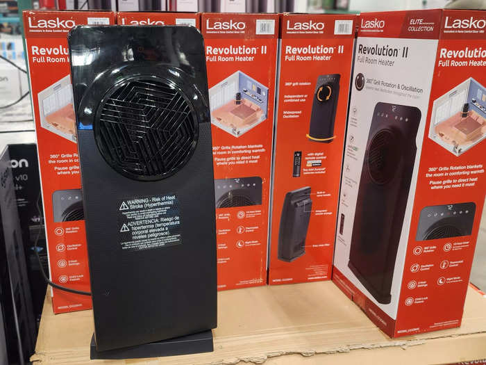 The Lasko Revolution II heater can help you warm up your home. 