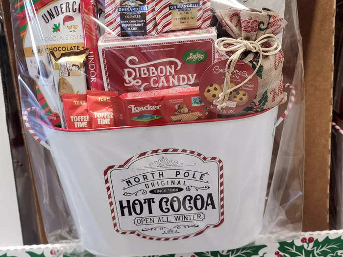 You can find some lovely gift baskets at Costco this month.