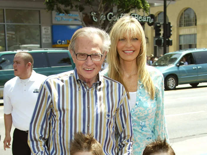 Legendary host Larry King brought his family to see the movie.