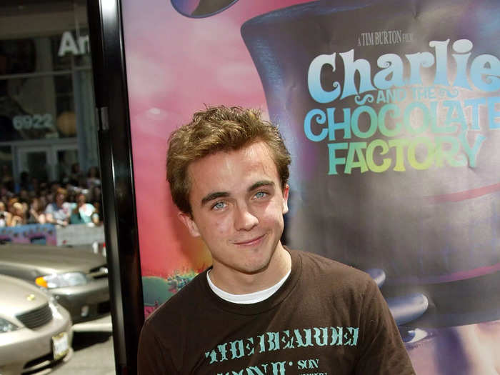 Frankie Muniz also dressed casually for the event.