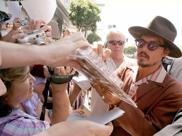 "Charlie and the Chocolate Factory" marked the fourth time Depp starred in a Tim Burton movie.