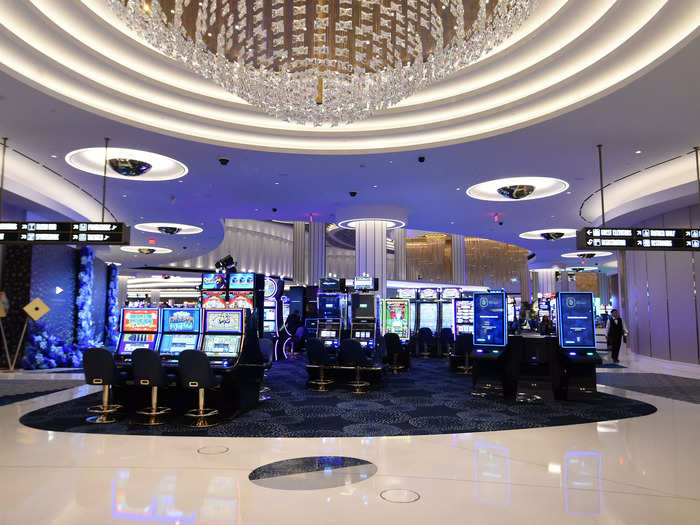 It boasts a massive casino, replete with 1,300 slots and 128 table games.