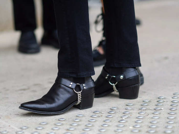 Western-inspired boots are a great addition to any outfit.