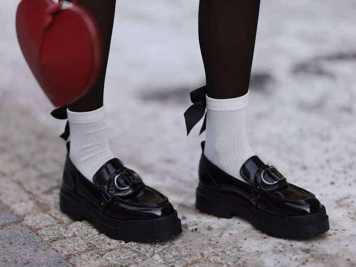 Loafers effortlessly enhance an outfit.