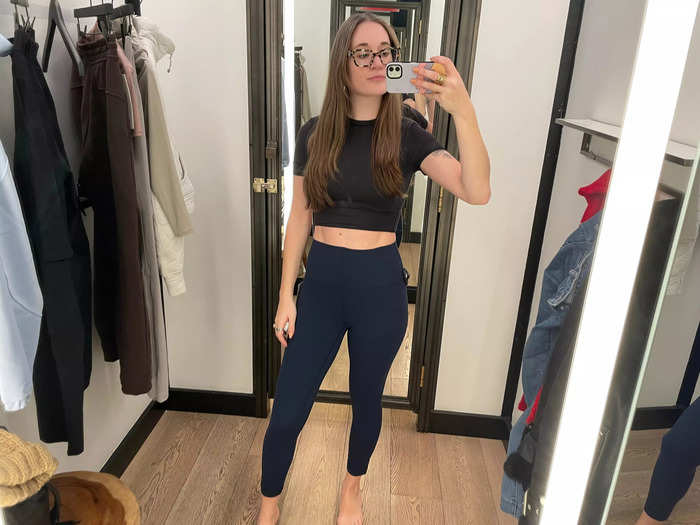 Finally, I tried the Align leggings.