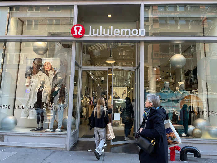 First, I visited Lululemon in Soho. 