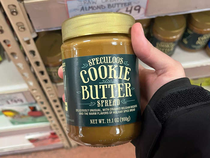 Trader Joe’s speculoos cookie-butter spread is Christmas in a jar.