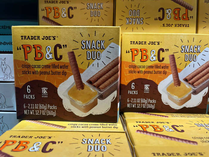 Trader Joe’s PB & C snack duos will be great for lunch boxes.