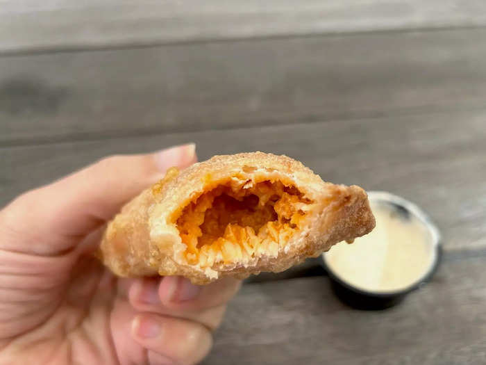 The Cheesy Chicken Crispanda was a perfect playful snack. 