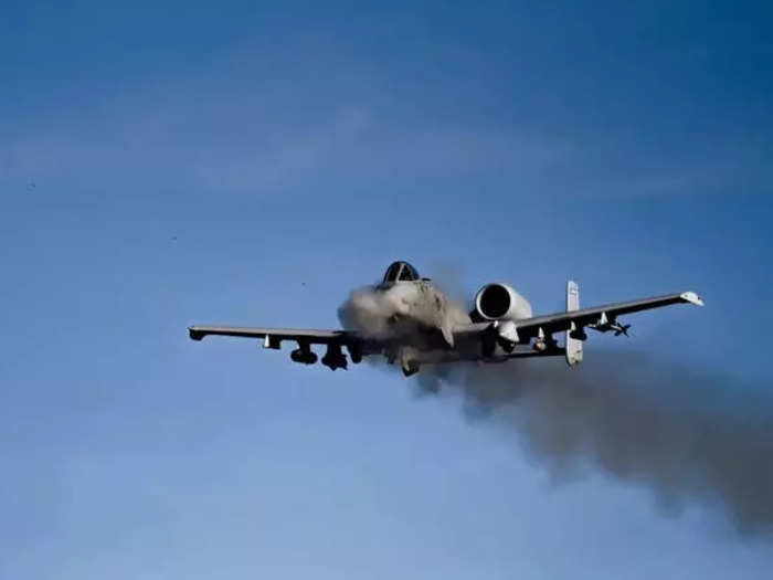 The gun is so loud that pilots have to wear two layers of ear protection to muffle the sound of the plane