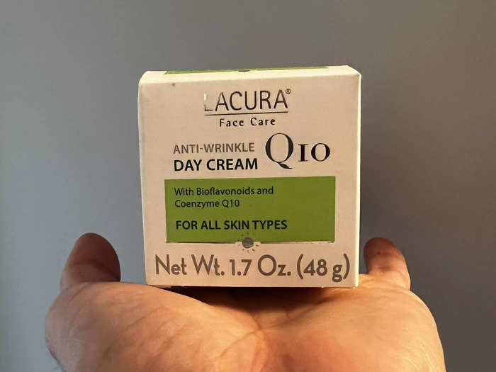 I feel like the Lacura anti-wrinkle day cream made my skin look better.