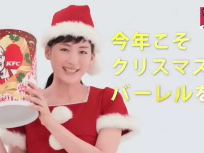 Many people in Japan like to eat Kentucky Fried Chicken on Christmas.