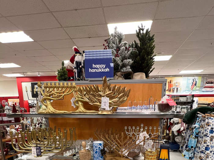 There was also a small Hanukkah section.