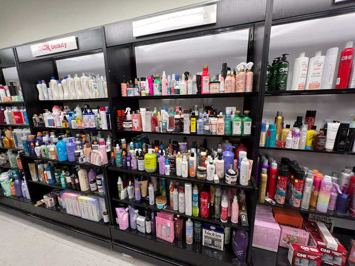 The haircare section did not seem to have any sort of organizing principle.