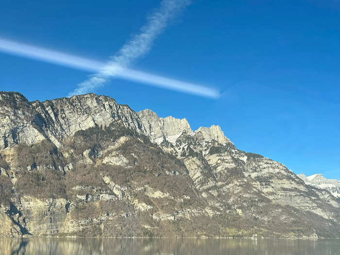 The views on the train journey to Bad Ragaz were unbelievable.