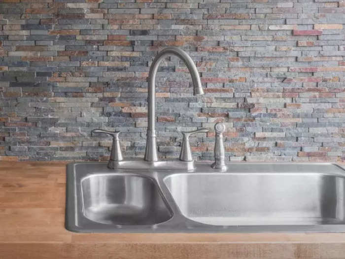 Textured tiling is trending.