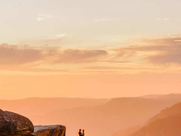 But even in the most stunning locations, the love between couples was the focus of the photos.